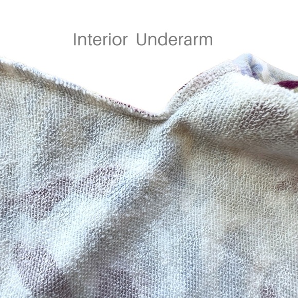 LOU & GREY | NWOT COZY COTTON TERRY TIGER STRIPE CINCH WAIST DRESS POCKETS | SM - Picture 5 of 12